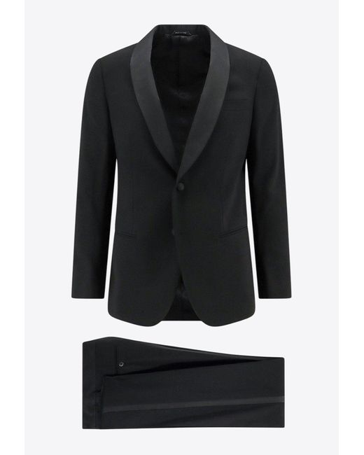 Giorgio Armani Black Soho Line Single-Breasted Tuxedo Suit for men