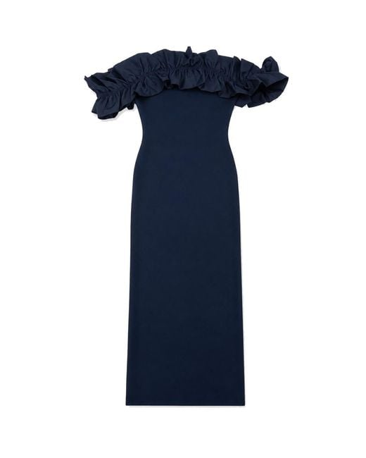 Essentiel Antwerp Blue Joynomi Ruffle Dress