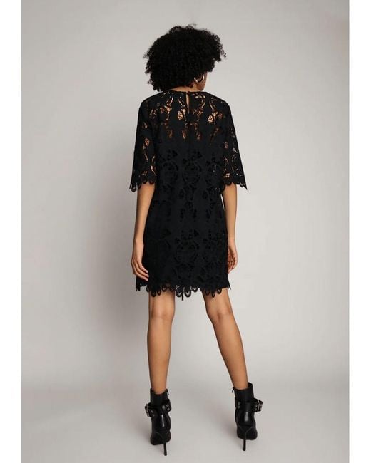 Munthe Black Lisol Lace Dress