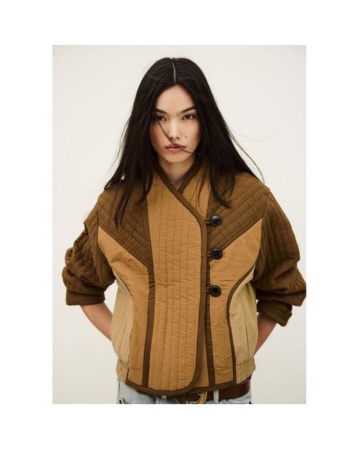 Ba&sh Brown Cisca Jacket