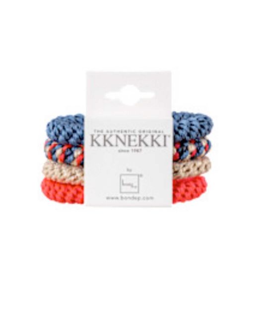 KKNEKKI White Hair Tie Bundle 4 Pack