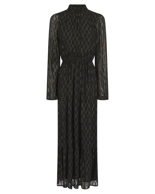Nooki Design Black Naomi Jacquard Dress