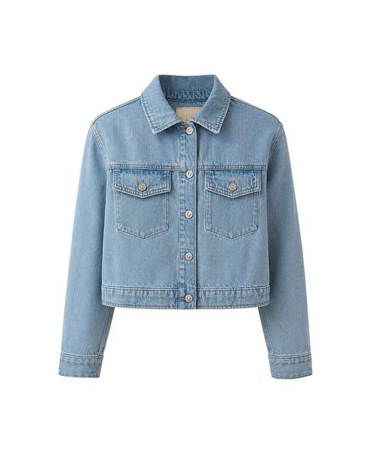 PAIGE Blue Michelle Denim Jacket