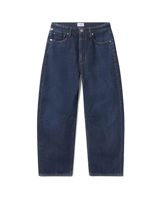 Citizens of Humanity Blue Miro Relaxed Barrel Leg High Rise Jean 29"