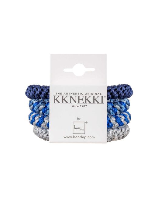 KKNEKKI Blue Hair Bundle 4 Pack
