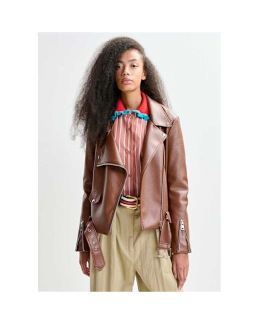 Essentiel Antwerp Brown Jup Fitted Jacket