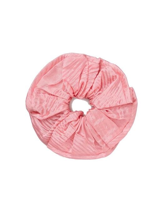 Becksöndergaard Pink Wavey Scrunchie