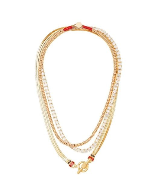 Roxanne Assoulin Metallic Swanky Necklace Set Of 3