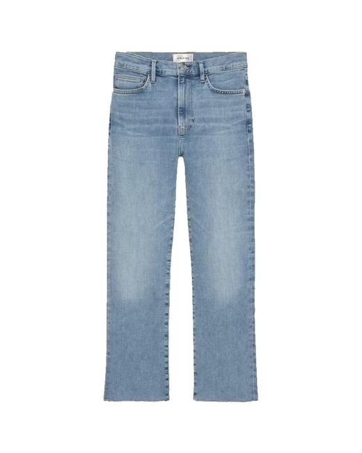 FRAME Blue Le High Straight Jean