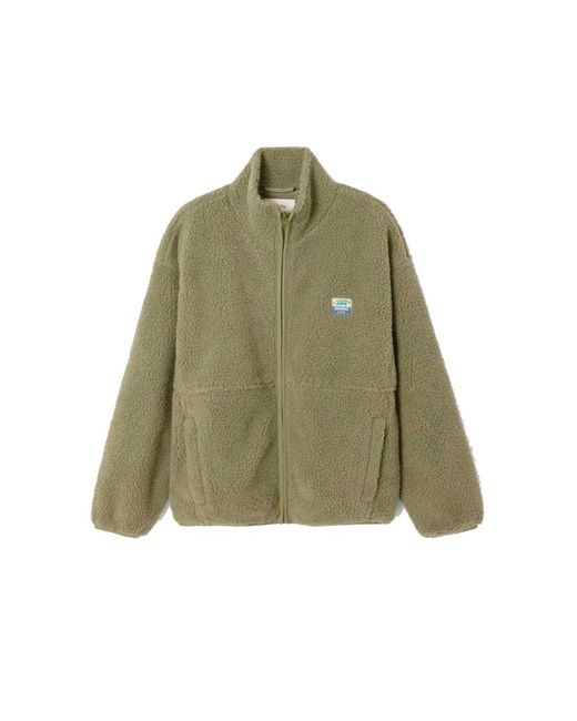 American Vintage Green Hoktown Fleece Jacket