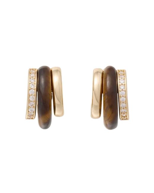 Roxanne Assoulin Natural Stone Huggie Earrings