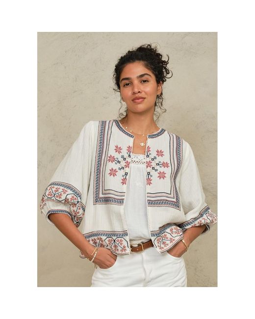 M.A.B.E Multicolor A.B.E Calista Embellished Jacket