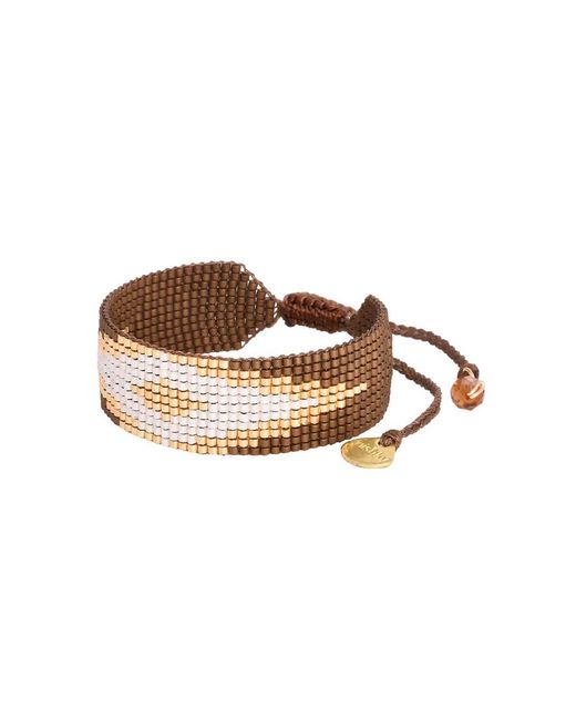 Mishky Brown Peeky Beaded Bracelet