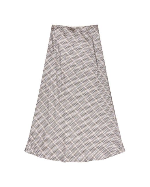Munthe Gray Bardot Slip Skirt
