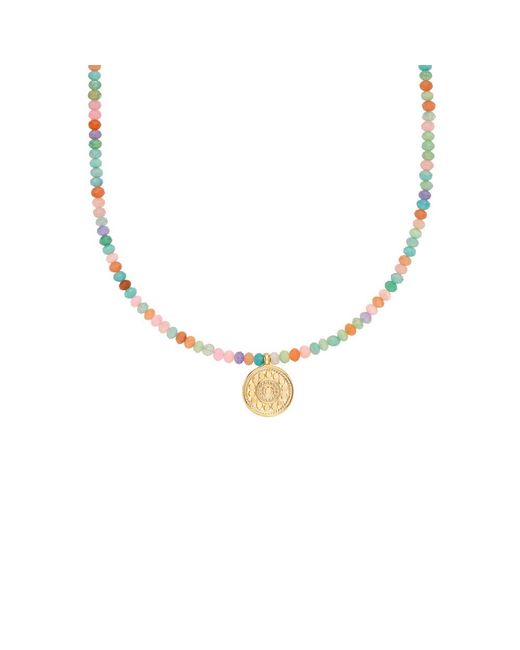 Anna Beck Metallic Candy Mini Circle Drop Necklace