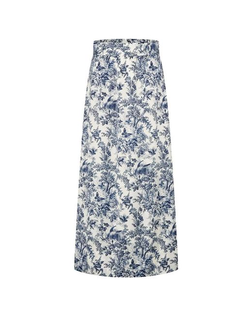 Dea Kudibal Blue Celinadea Silk Skirt