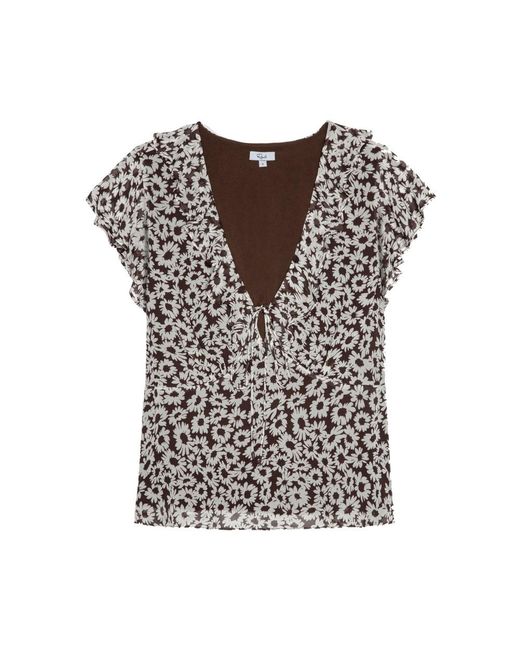 Rails Multicolor Carmine Top