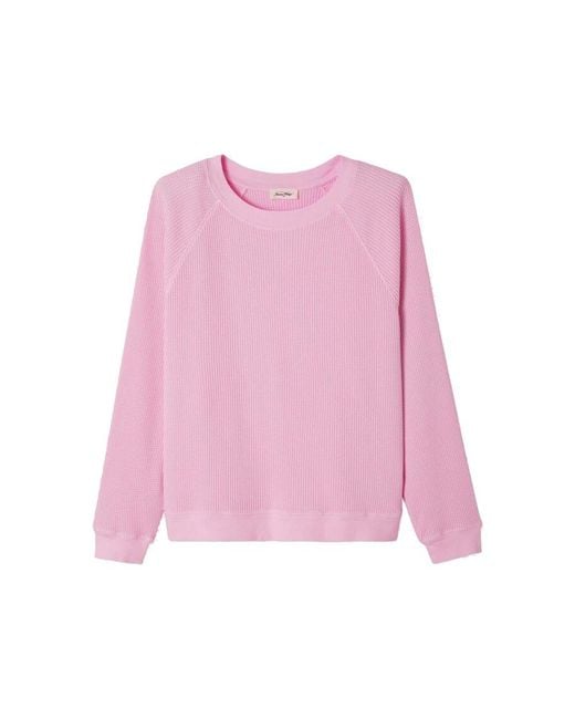 American Vintage Pink Uscow Sweatshirt