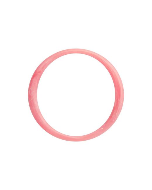 Vanessa Baroni Pink Thin Loop Bangle