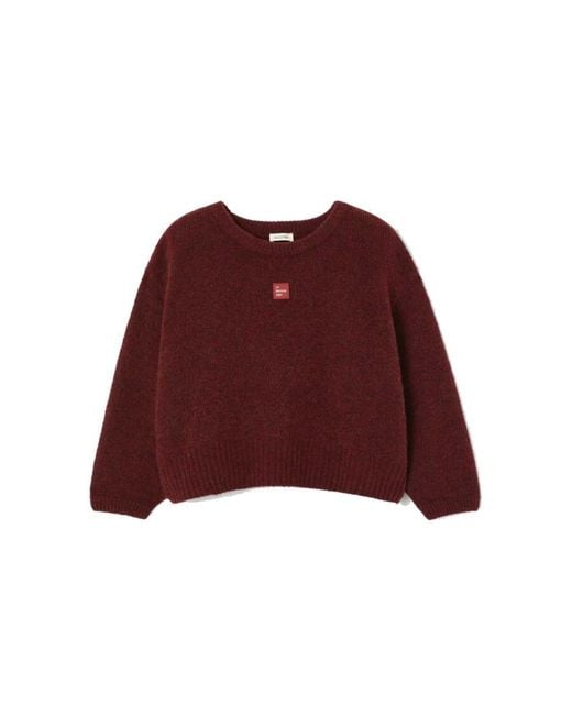 American Vintage Red East Boat Neck Jumper
