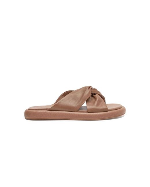 Shoe The Bear Brown Mascha Leather Sandal