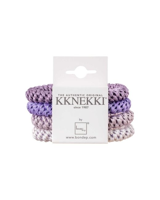 KKNEKKI Purple Hair Bundle 4 Pack