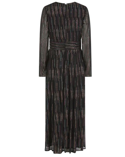 Nooki Design Black Mariah Jacquard Dress