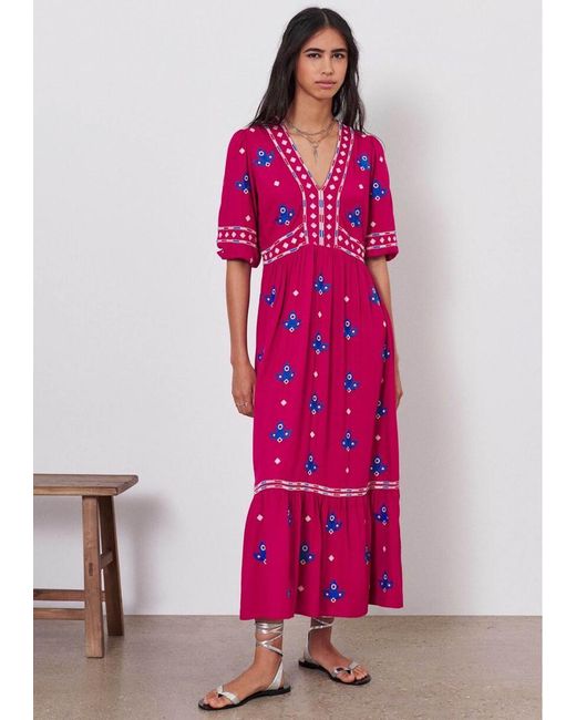 Ba&sh Synthetic Java Dress in Pink | Lyst