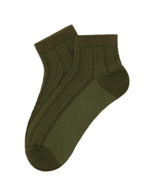 SUI AVA Green Sofie Ankle Socks