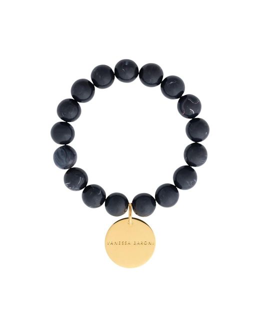 Vanessa Baroni Blue Mini Beads Flex Bracelet