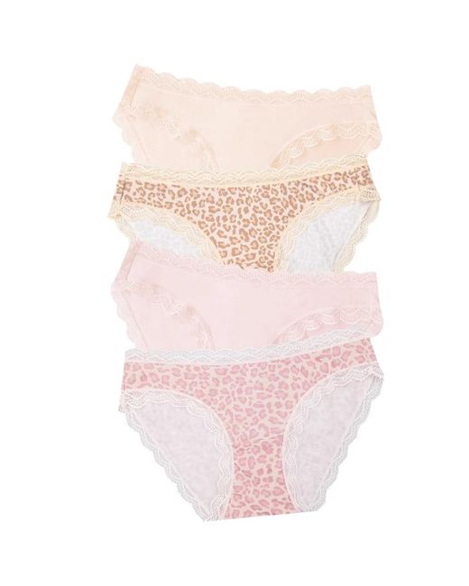 Stripe & Stare Pink Knicker 4 Pack