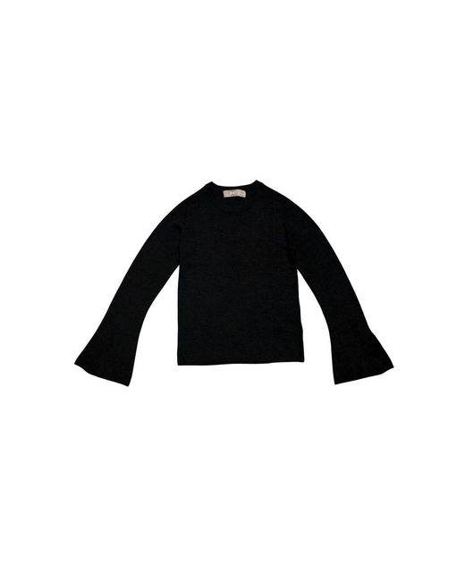 Day Birger et Mikkelsen Black Anabelle Rib Top