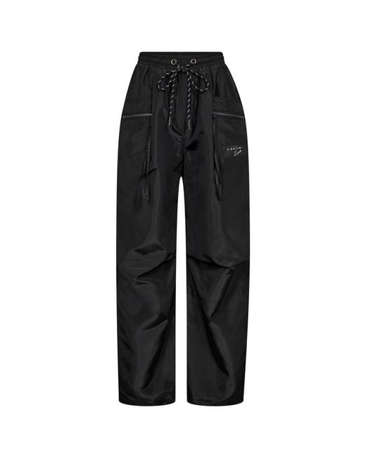 Haute L'Amitié Black Cargo Zip Pocket Pant
