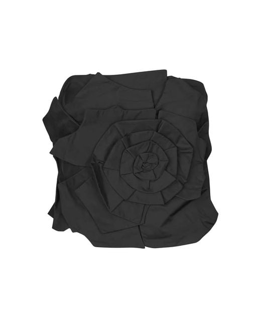 Dea Kudibal Black Theresedea Taffeta Strapless Top