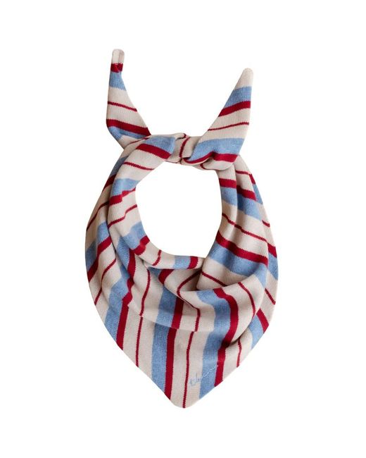 TBCo Red Merino Wool Triangle Scarf