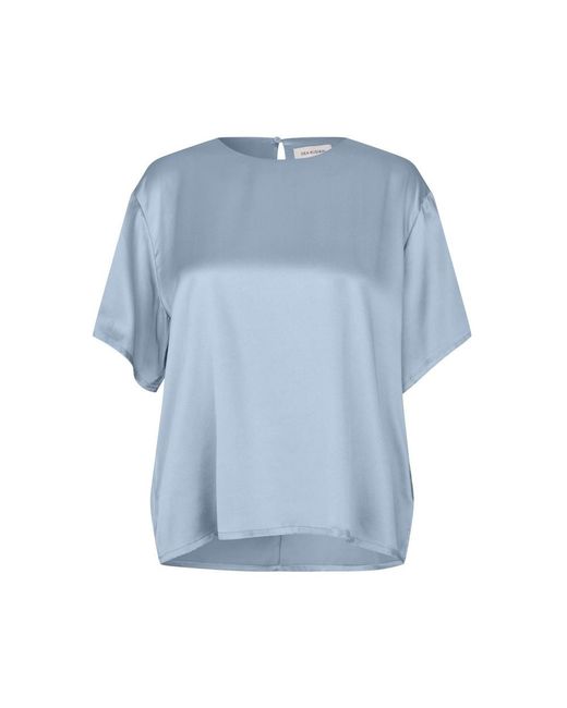 Dea Kudibal Blue Solanadea Silk Top