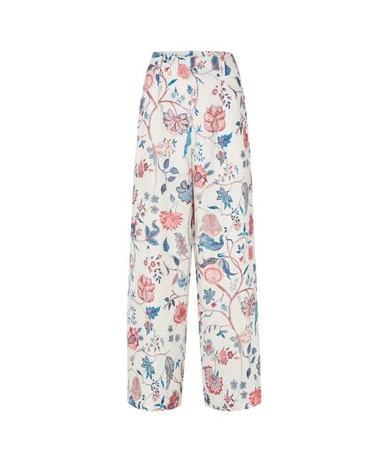 Dea Kudibal Blue Dabrinadea Linen Trousers