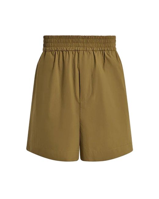Varley Green Morales Cotton Shorts