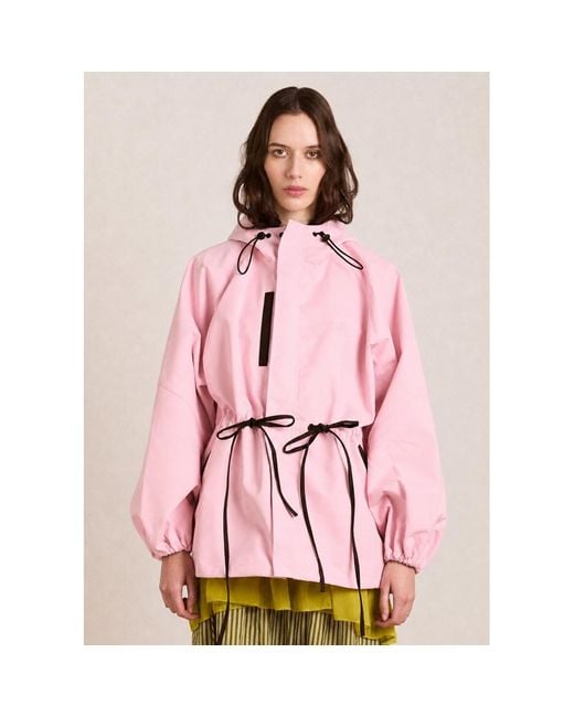 Damson Madder Pink Liu Raincoat