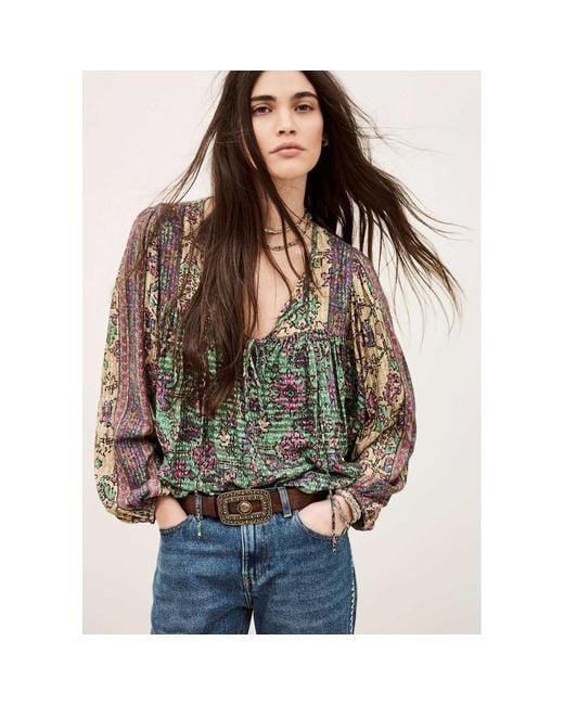 Ba&sh Brown Pamila Blouse