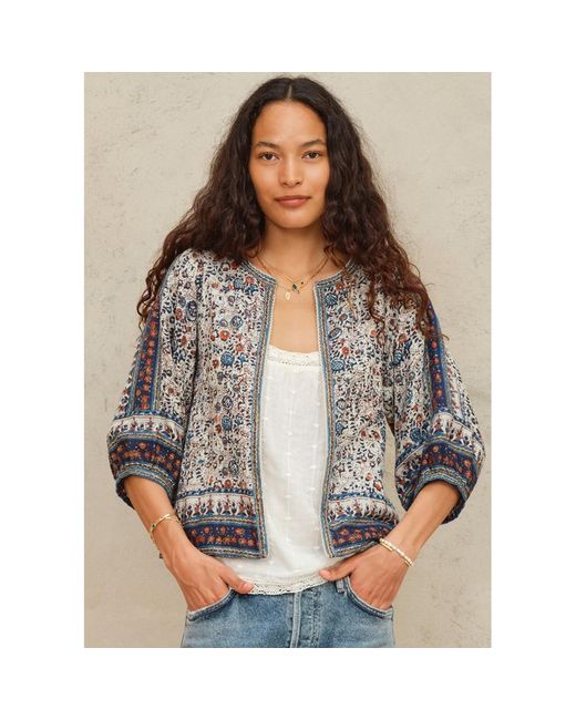 M.A.B.E Gray Cass Print Jacket