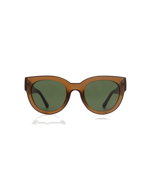 A.Kjærbede Green Lilly Sunglasses