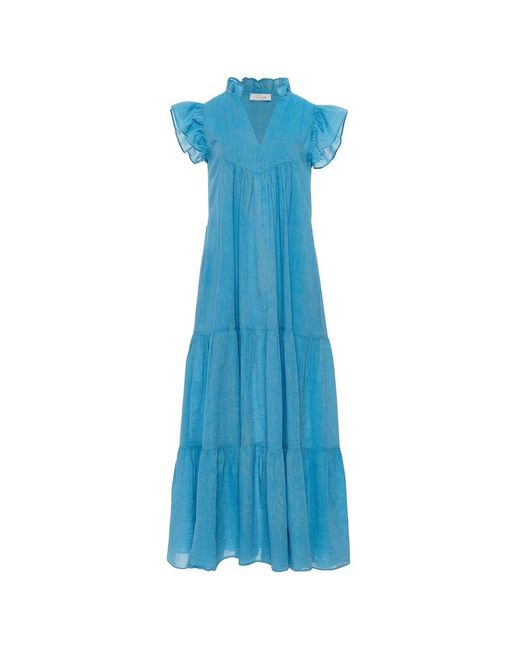 Devotion Blue Lunaire Bamboo Cotton Dress