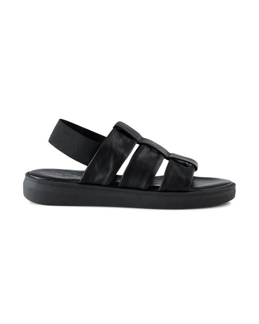 Shoe The Bear Brenna Fisherman Leather Sandals in Black - Lyst