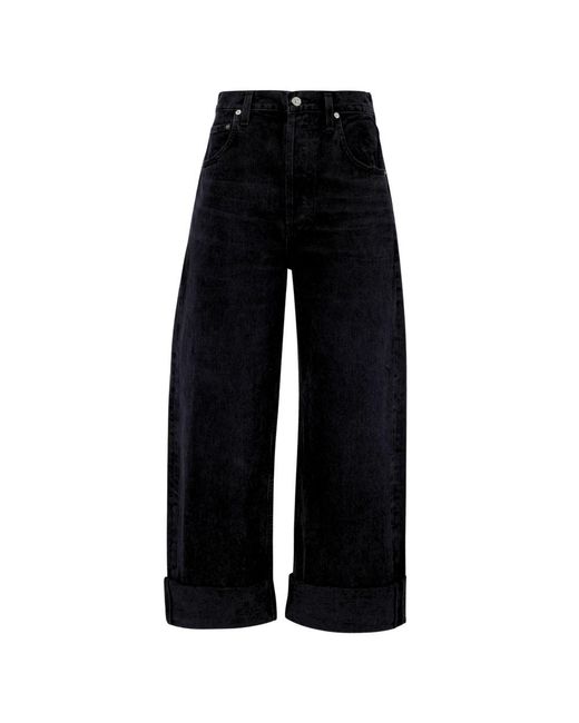 Citizens of Humanity Black Ayla High Rise Baggy Jean
