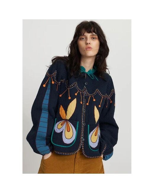 Stella Nova Blue Embroidered Jacket