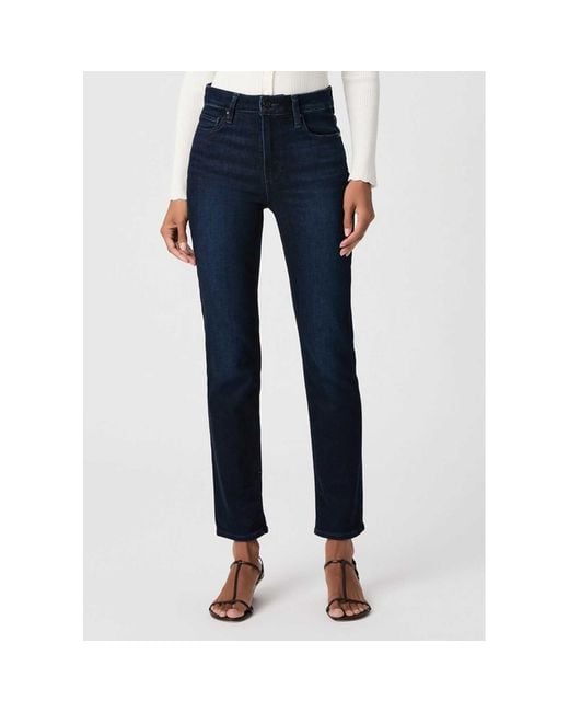 PAIGE Blue Cindy Straight Leg Jean