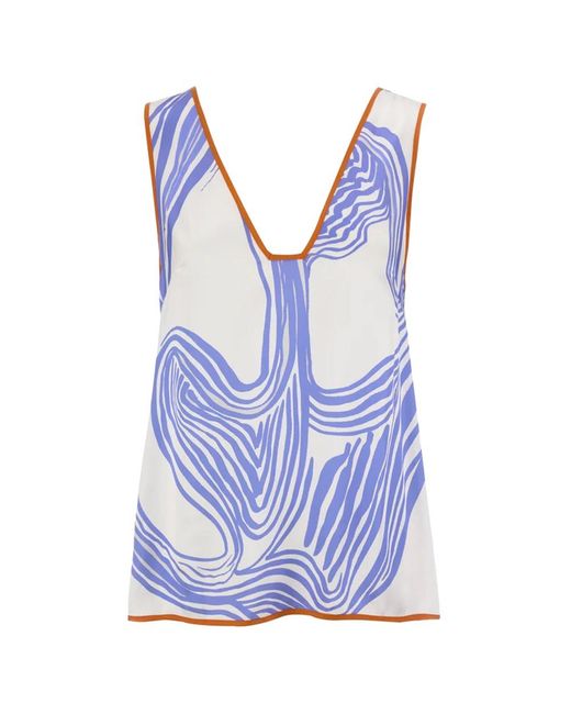 Sancia Blue Winona Top