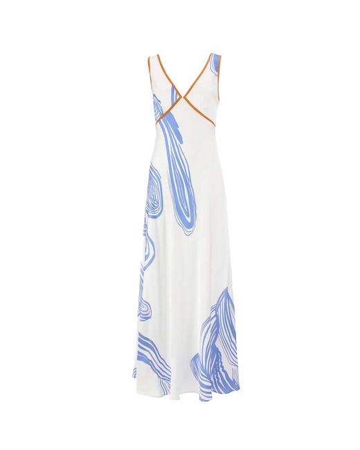 Sancia Blue Madeleine Maxi Dress