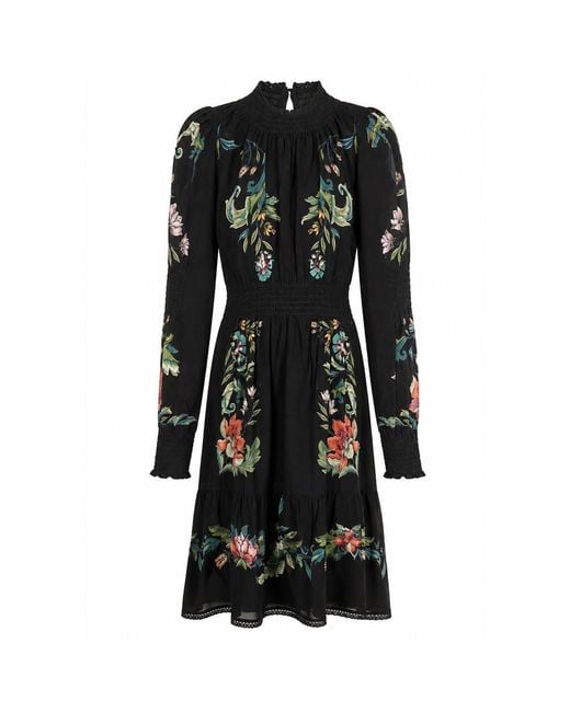 Farm Rio Black Natalia Mini Dress